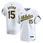 Seth Brown Oakland Athletics Nike Home Limited Player Jersey - White - 49Native