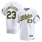Shea Langeliers Oakland Athletics Nike Home Limited Player Jersey - White - 49Native