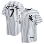 Tim Anderson Chicago White Sox Nike Home Replica Player Jersey - White - 49Native
