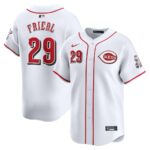 TJ Friedl Cincinnati Reds Nike Home Limited Player Jersey - White - 49Native
