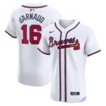 Travis d'Arnaud Atlanta Braves Nike Home Elite Player Jersey - White - 49Native