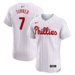 Trea Turner Philadelphia Phillies Nike Home Elite Jersey - White - 49Native