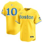 Trevor Story Boston Red Sox Nike City Connect Limited Player Jersey - Gold - 49Native