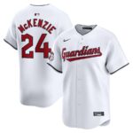 Triston McKenzie Cleveland Guardians Nike Home Limited Player Jersey - White - 49Native