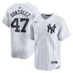 Victor González New York Yankees Nike Home Limited Player Jersey - White - 49Native