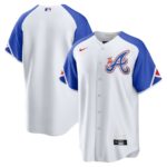 Atlanta Braves Nike 2023 City Connect Replica Jersey - White - 49Native