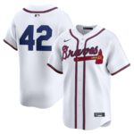 Atlanta Braves Nike 2024 Jackie Robinson Day Home Limited Jersey - White - 49Native