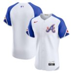 Atlanta Braves Nike City Connect Elite Jersey - White - 49Native