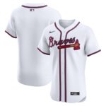 Atlanta Braves Nike Home Elite Jersey - White - 49Native