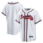 Atlanta Braves Nike Home Replica Team Jersey - White - 49Native