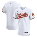 Baltimore Orioles Nike Home Elite Jersey - White - 49Native