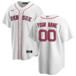 Boston Red Sox Nike Home Replica Custom Jersey - White - 49Native