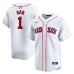 Boston Red Sox Nike #1 Dad Home Limited Jersey - White - 49Native