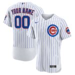 Chicago Cubs Nike Home Custom Jersey - White - 49Native
