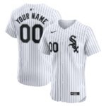 Chicago White Sox Nike Home Elite Custom Jersey - White - 49Native