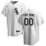 Chicago White Sox Nike Home Replica Custom Jersey - White - 49Native