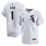 Chicago White Sox Nike #1 Dad Home Limited Jersey - White - 49Native