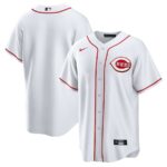 Cincinnati Reds Nike Home Blank Replica Jersey - White - 49Native