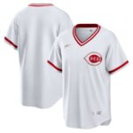 Cincinnati Reds Nike Home Cooperstown Collection Team Jersey - White - 49Native