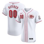 Cincinnati Reds Nike Home Elite Pick-A-Player Retired Roster Jersey - White - 49Native