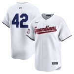Cleveland Guardians Nike 2024 Jackie Robinson Day Home Limited Jersey - White - 49Native