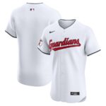 Cleveland Guardians Nike Home Elite Jersey - White - 49Native