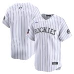 Colorado Rockies Nike 2024 MLB World Tour Mexico City Series Home Limited Jersey - White - 49Native