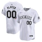 Colorado Rockies Nike 2024 MLB World Tour Mexico City Series Home Limited Pick-A-Player Jersey - White - 49Native