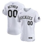 Colorado Rockies Nike Home Elite Pick-A-Player Retired Roster Jersey - White - 49Native