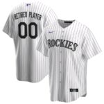 Colorado Rockies Nike Home Pick-A-Player Retired Roster Replica Jersey - White - 49Native