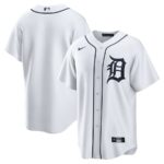 Detroit Tigers Nike Home Blank Replica Jersey - White - 49Native