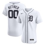 Detroit Tigers Nike Home Elite Pick-A-Player Retired Roster Jersey - White - 49Native