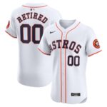 Houston Astros Nike Home Elite Pick-A-Player Retired Roster Jersey - White - 49Native