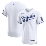 Kansas City Royals Nike Home Elite Jersey - White - 49Native