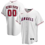 Los Angeles Angels Nike Home Pick-A-Player Retired Roster Replica Jersey - White - 49Native