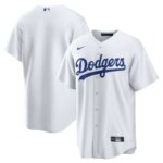 Los Angeles Dodgers Nike Home Replica Team Jersey - White - 49Native