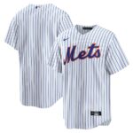 New York Mets Nike Home Replica Team Jersey - White - 49Native