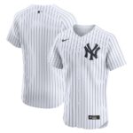 New York Yankees Nike Home Elite Jersey - White - 49Native