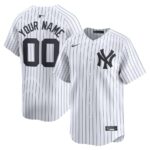 New York Yankees Nike Home Limited Custom Jersey - White - 49Native