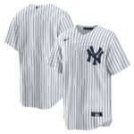 New York Yankees Nike Home Replica Team Jersey - White - 49Native