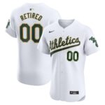 Oakland Athletics Nike Home Elite Pick-A-Player Retired Roster Jersey - White - 49Native