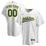 Oakland Athletics Nike Home Pick-A-Player Retired Roster Replica Jersey - White - 49Native