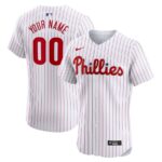 Philadelphia Phillies Nike Home Elite Custom Jersey - White - 49Native