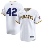 Pittsburgh Pirates Nike 2024 Jackie Robinson Day Home Limited Jersey - White - 49Native