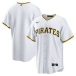 Pittsburgh Pirates Nike Home Blank Replica Jersey - White - 49Native