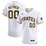 Pittsburgh Pirates Nike Home Elite Pick-A-Player Retired Roster Jersey - White - 49Native