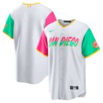 San Diego Padres Nike City Connect Replica Team Jersey - White - 49Native