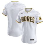 San Diego Padres Nike Home Elite Jersey - White - 49Native