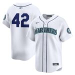 Seattle Mariners Nike 2024 Jackie Robinson Day Home Limited Jersey - White - 49Native