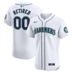 Seattle Mariners Nike Home Elite Pick-A-Player Retired Roster Jersey - White - 49Native